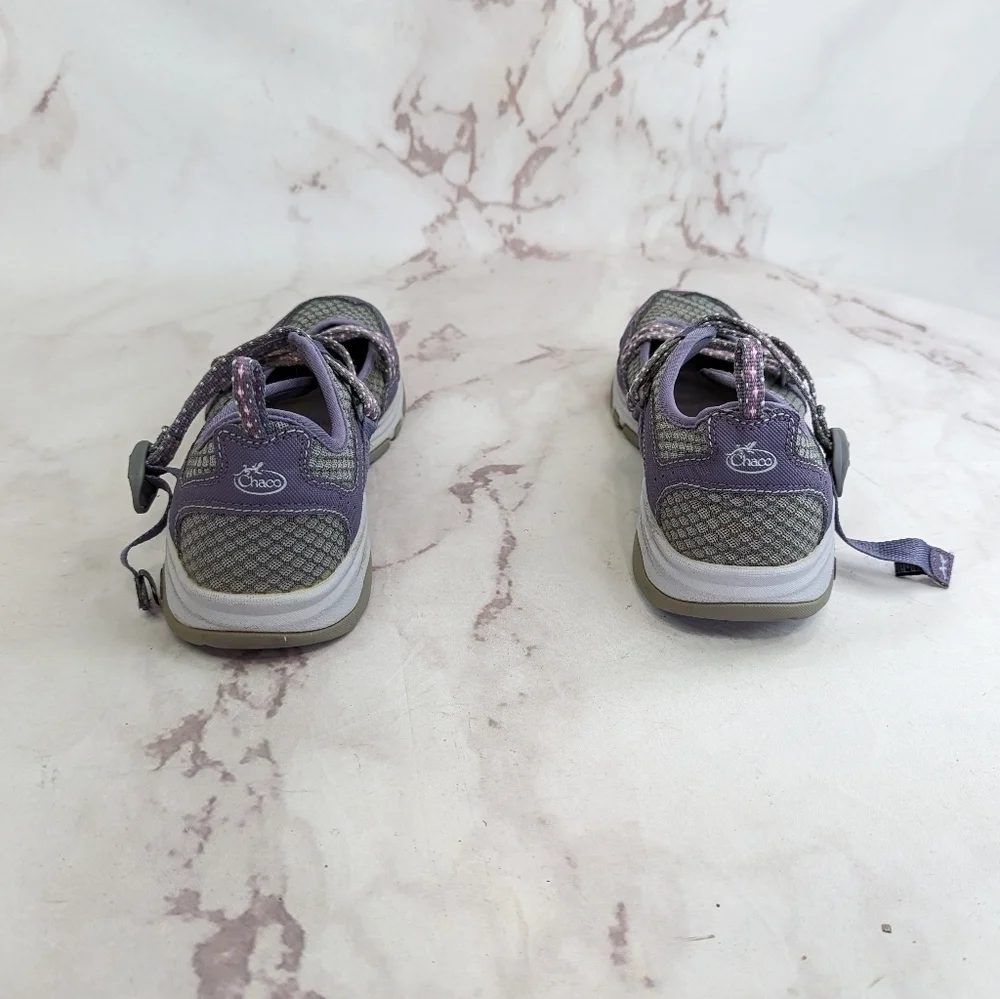 Chaco Sandal Womens 9.5 Purple Outcross Evo Free Bungee Laced Sport Shoe J105906